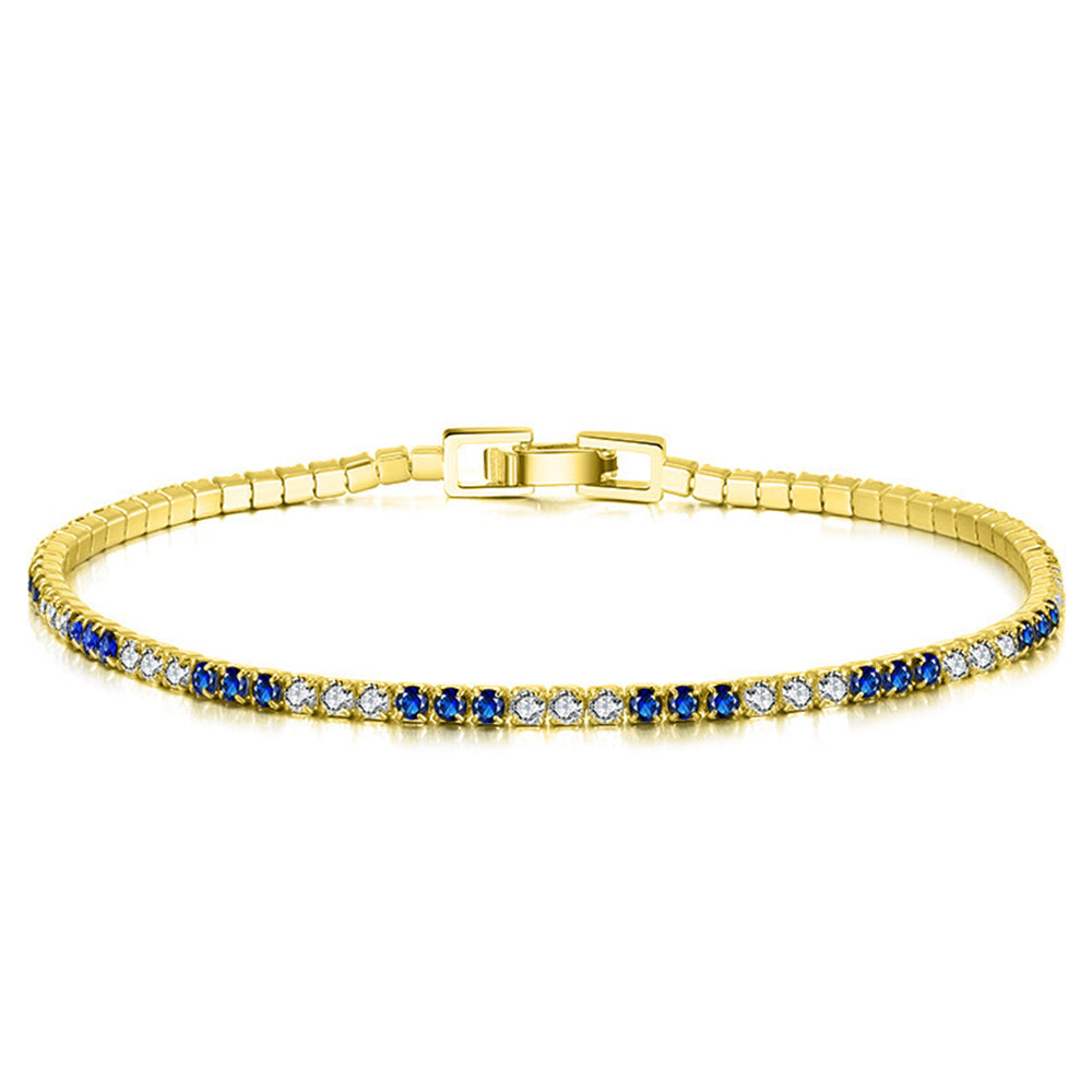 925 Sterling Silver 2mm Tennis Bracelet