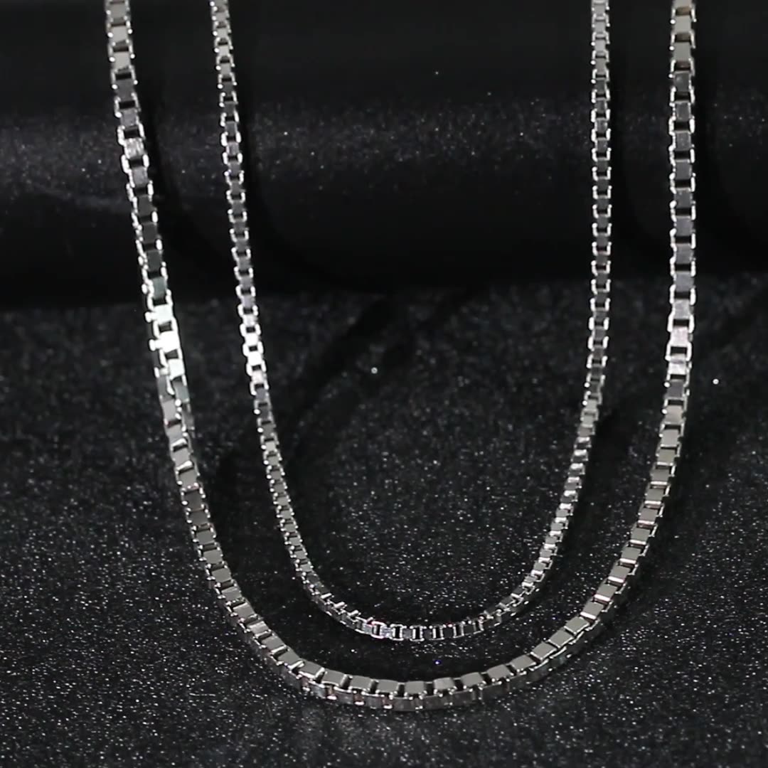 925 Sterling Silver Box Chain