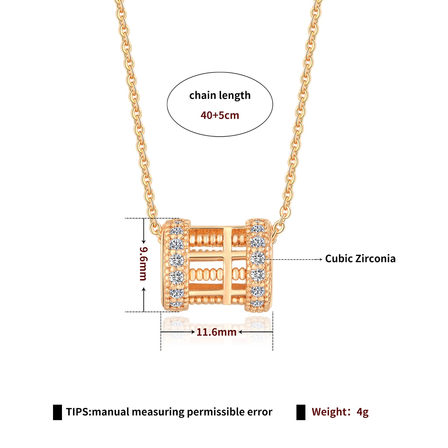 Brass With Plated Fashion Jewelry Necklace
