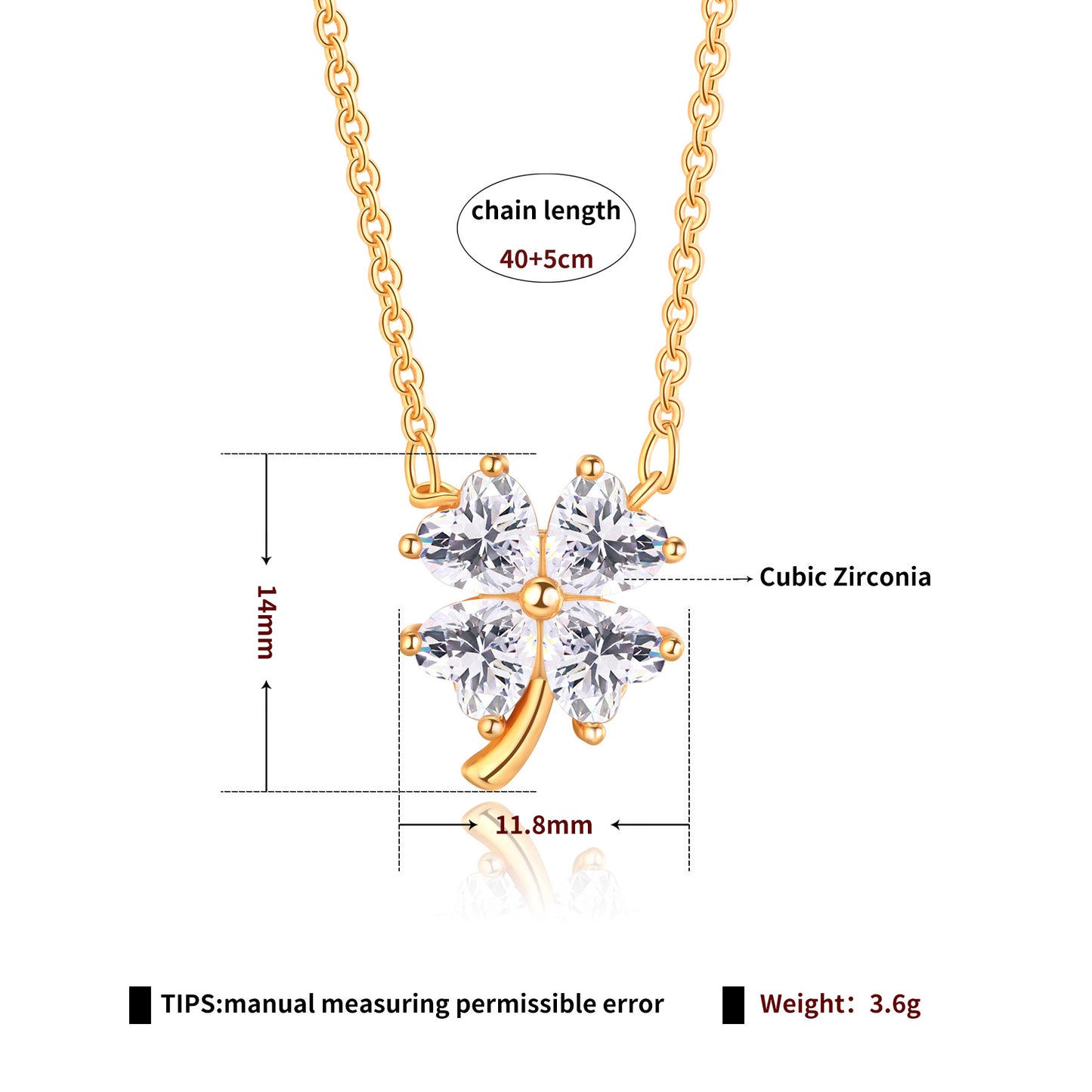 Brass With Plated Fashion Jewelry Necklace