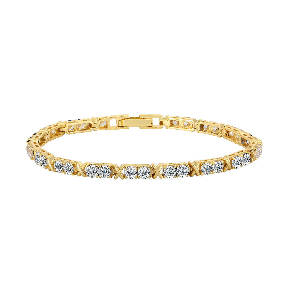 925 Sterling Silver 3mm 4mm Tennis Bracelet