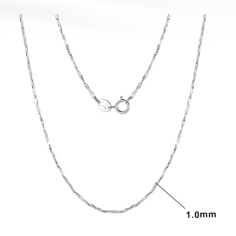 925 Sterling Silver Ingor Bar Chain