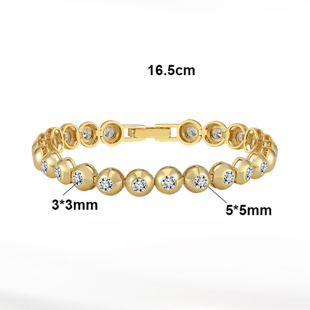 925 Sterling Silver 3mm Tennis Bracelet