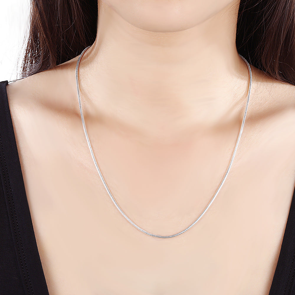 Brass With Plated Fashion Jewelry Necklace