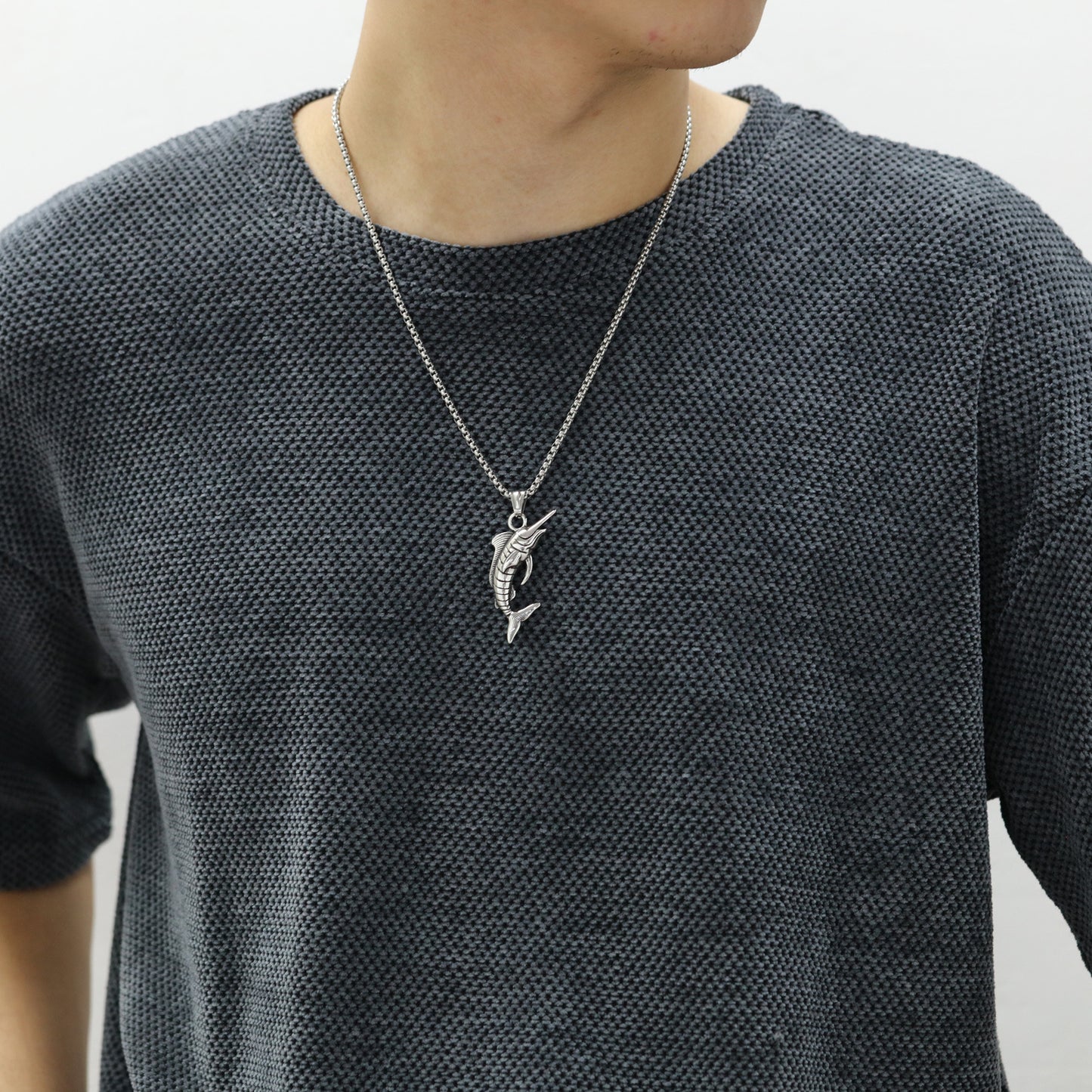 Stainless Steel Jewelry Shark Fashion Necklace Chain