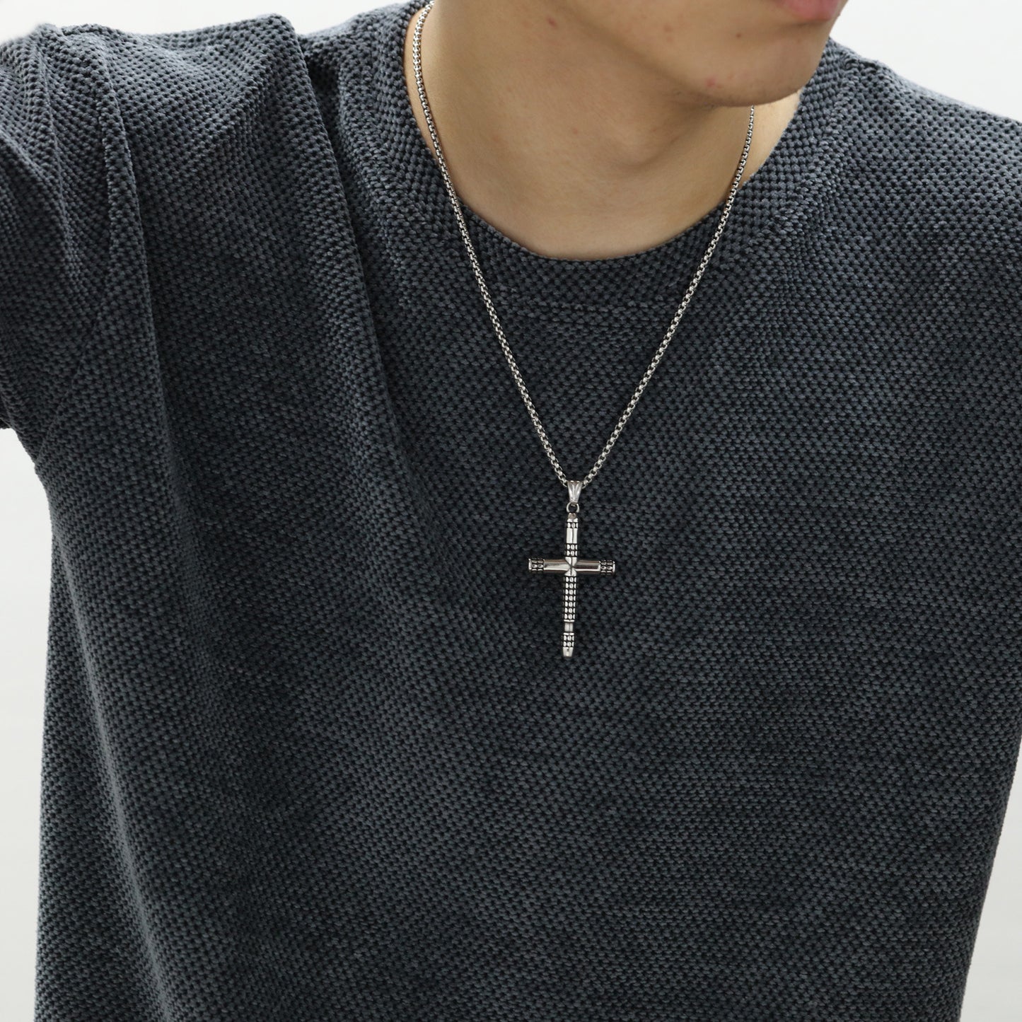 Stainless Steel Jewelry Cross Fashion Necklace Chain