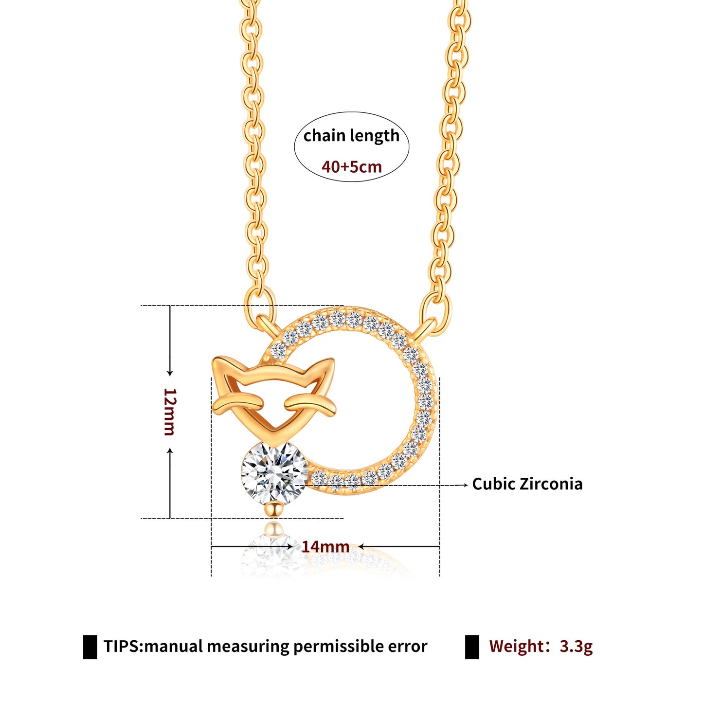 Brass With Plated Fashion Jewelry Necklace