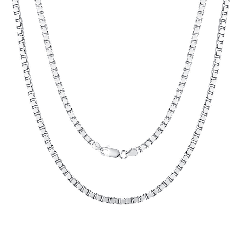 925 Sterling Silver Box Chain