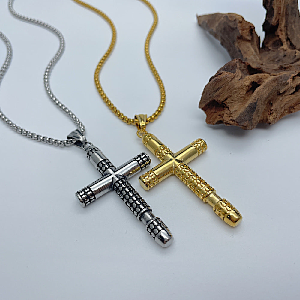 Stainless Steel Jewelry Cross Fashion Necklace Chain