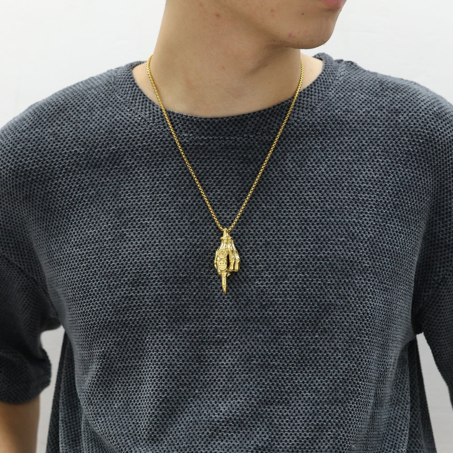 Stainless Steel Jewelry Hand Fashion Necklace Chain