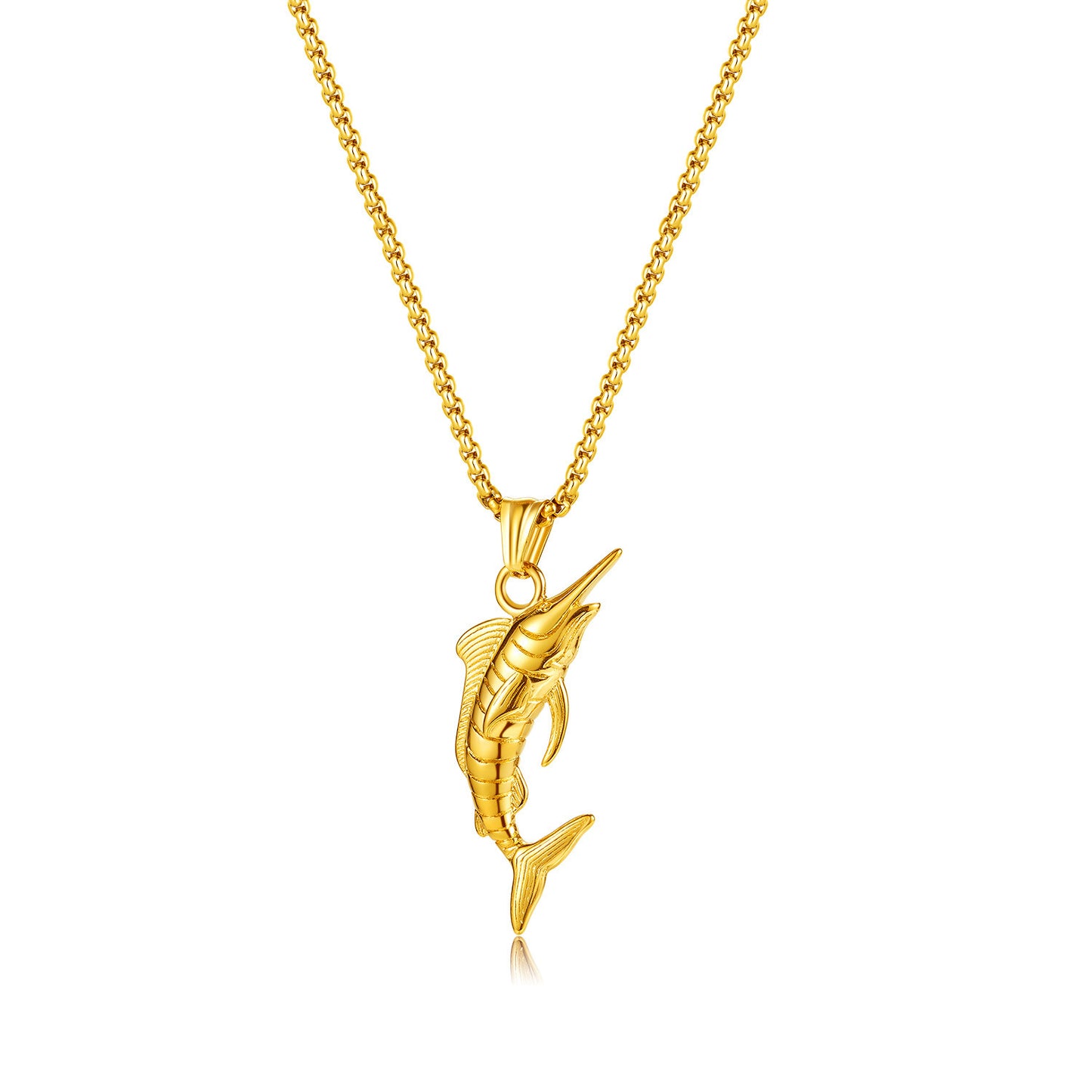Stainless Steel Jewelry Shark Fashion Necklace Chain