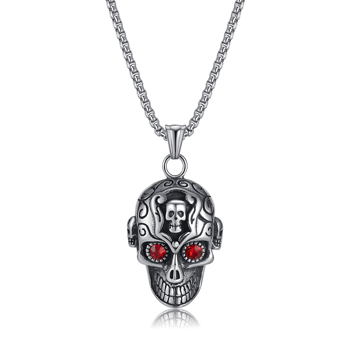 Stainless Steel Jewelry Skull Fashion Necklace Chain
