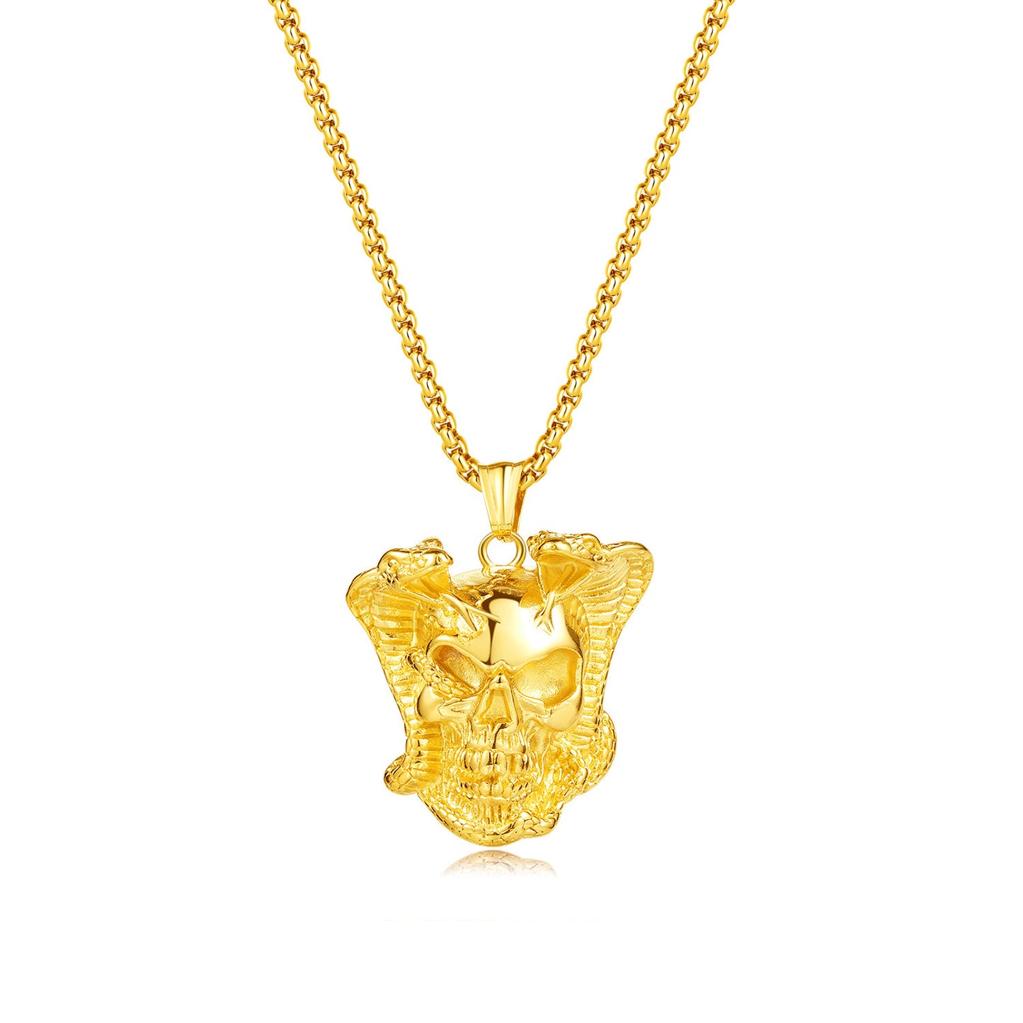 Stainless Steel Jewelry Skull Fashion Necklace Chain