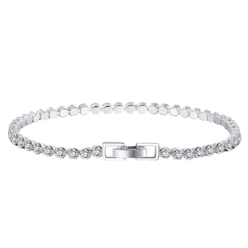 925 Sterling Silver Tennis Bracelet