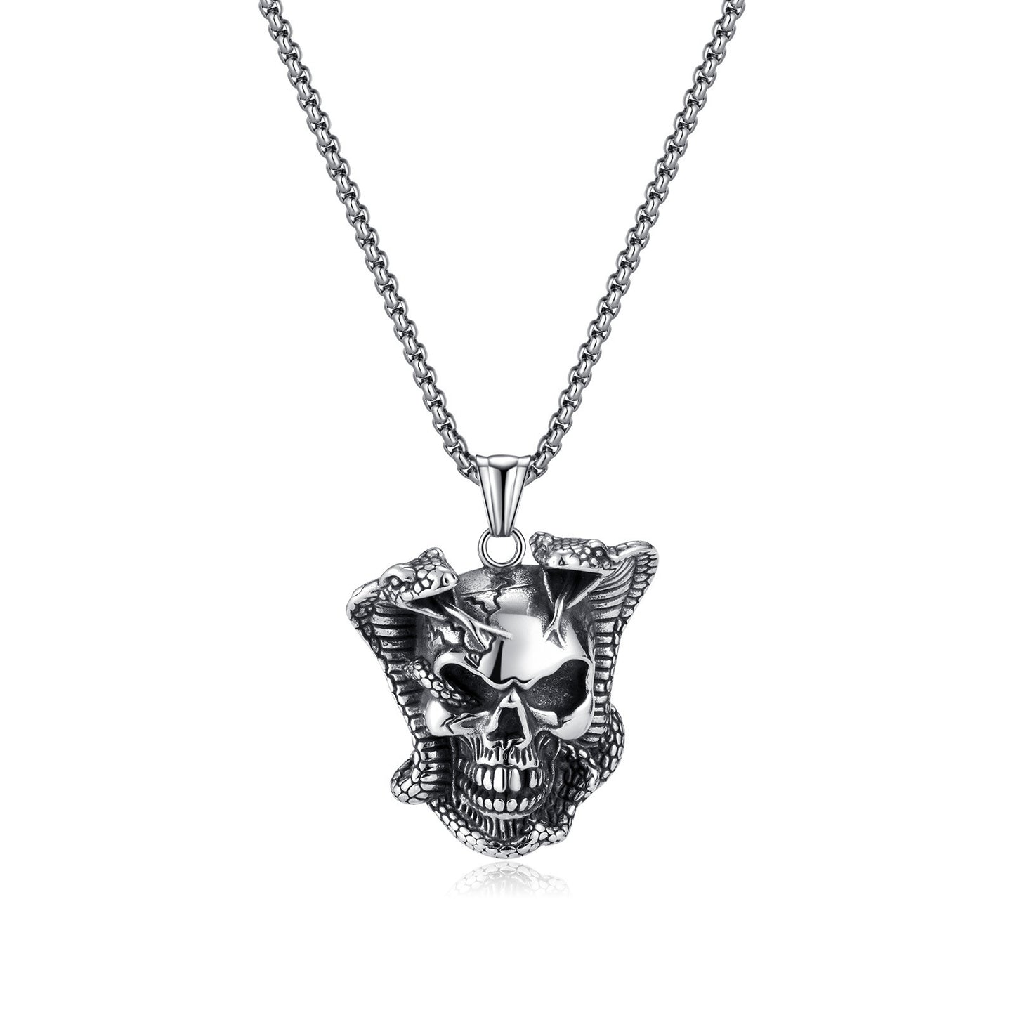 Stainless Steel Jewelry Skull Fashion Necklace Chain