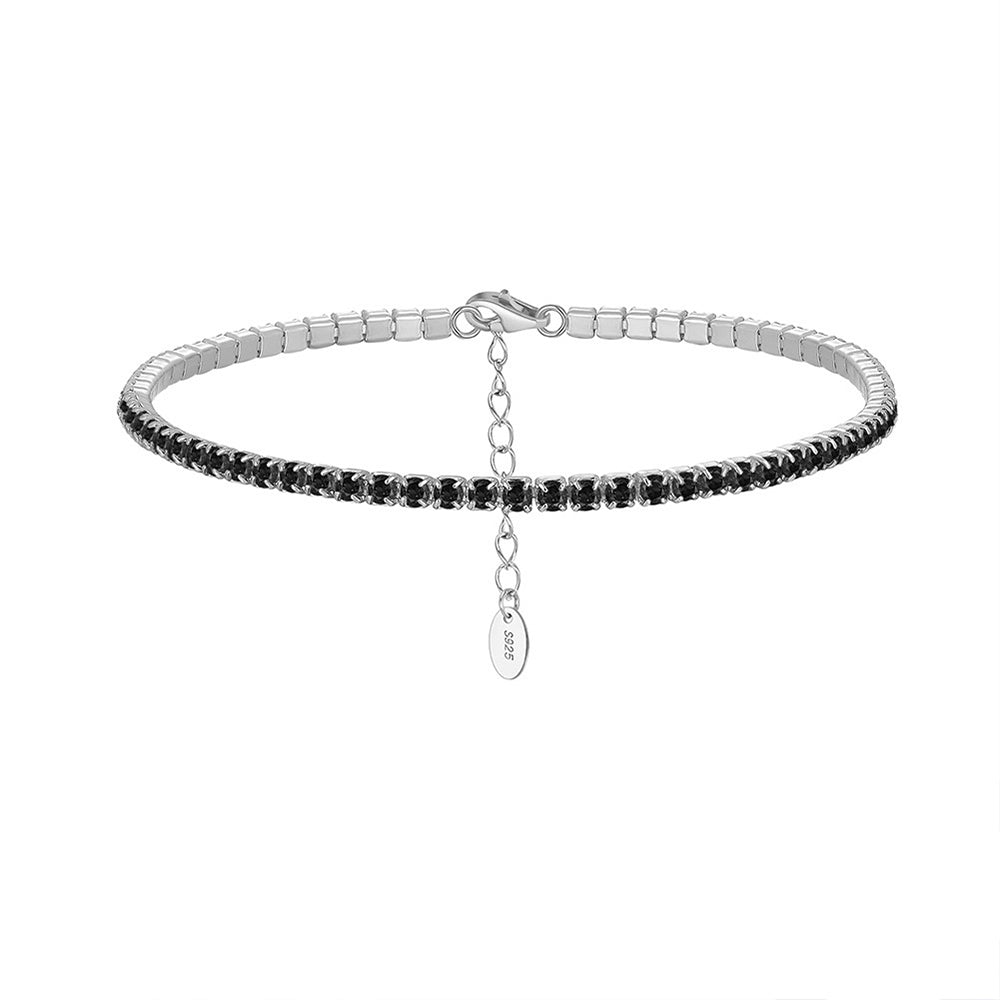 925 Sterling Silver 1.5mm 2mm 3mm 4mm Tennis Bracelet