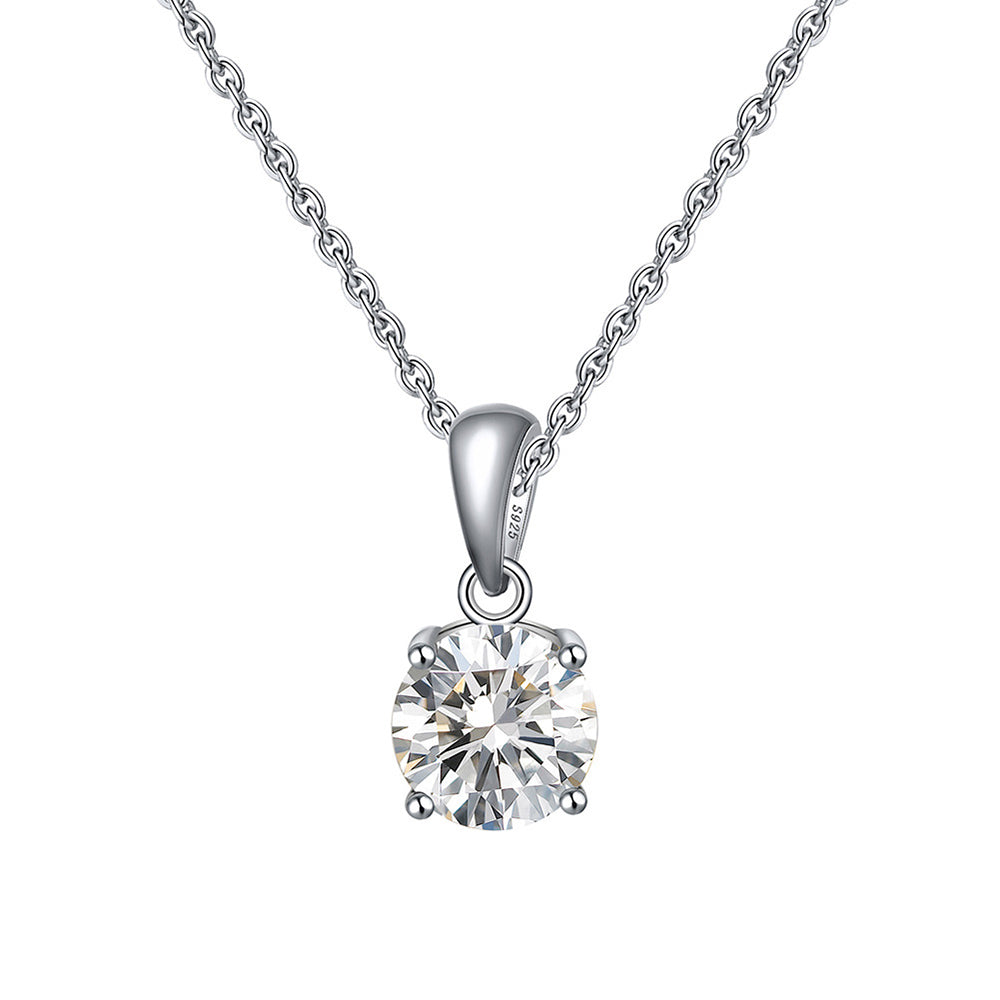 925 Sterling Silver Birthstone Necklace