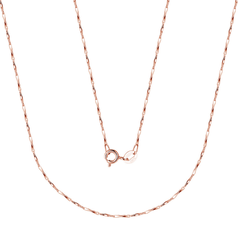 925 Sterling Silver Ingor Bar Chain