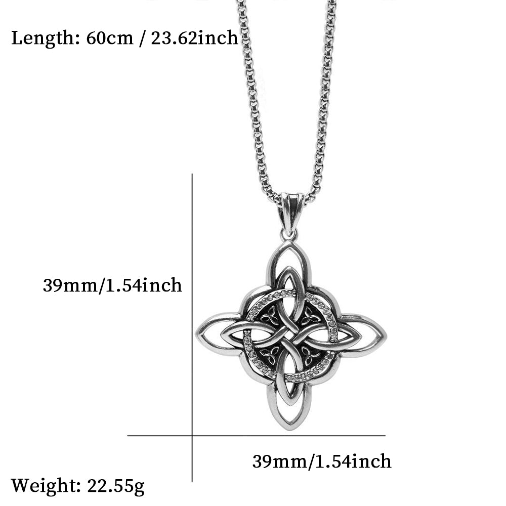 Celtic Pendant Necklace, Men Women's Fashion Jewelry, Perfect for Parties & Gifts, Elegant Accessory for Everyday Wear