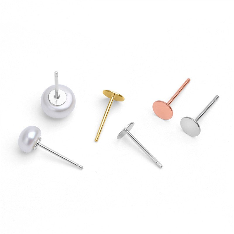 925 Sterling Silver Earring Posts For Jewelry DIY