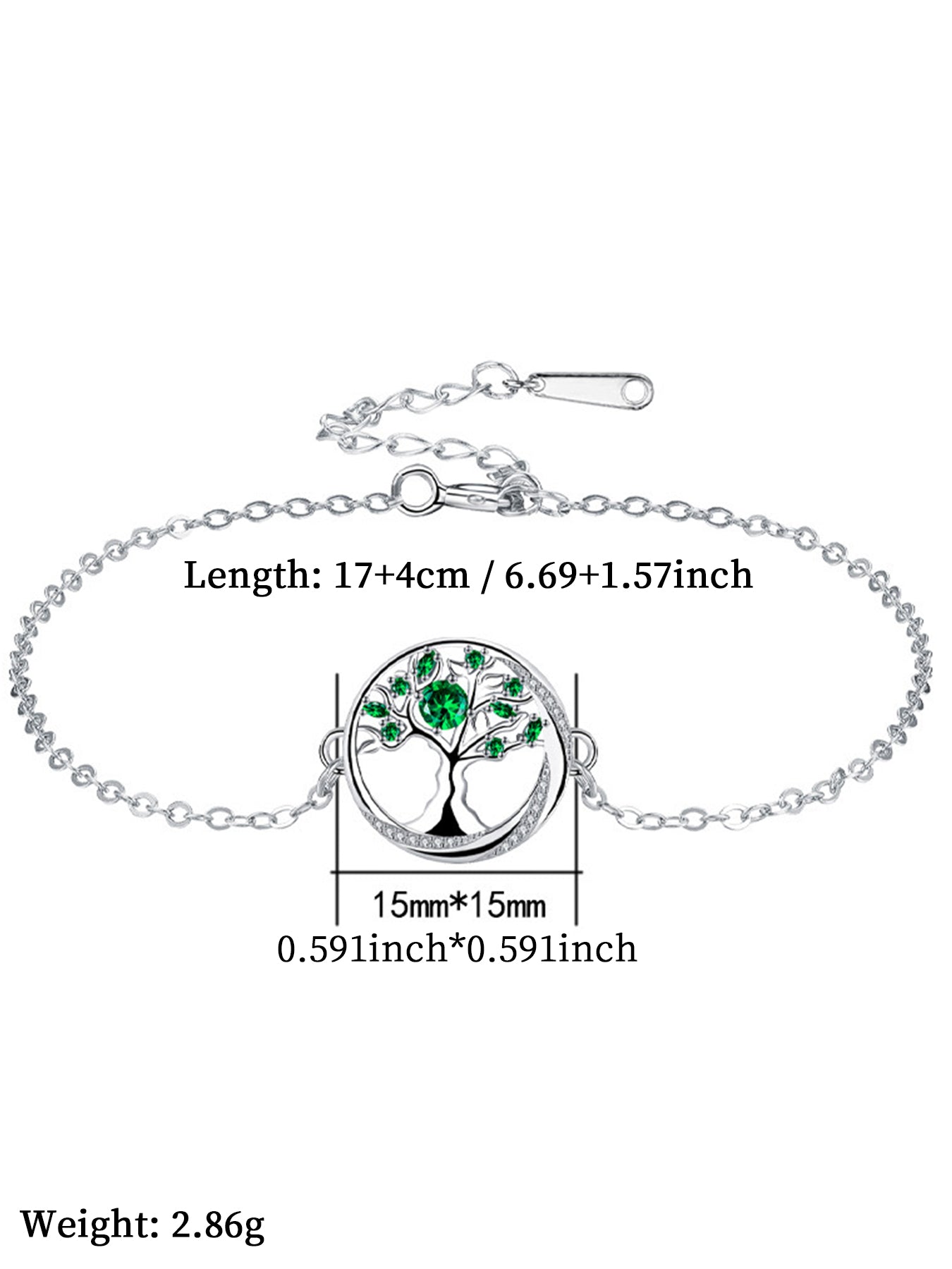 Tree Of Life Design Bracelet, Fashionable Jewelry for Women & Girls, Trendy All-match & Exquisite Jewelry for Birthday Gift