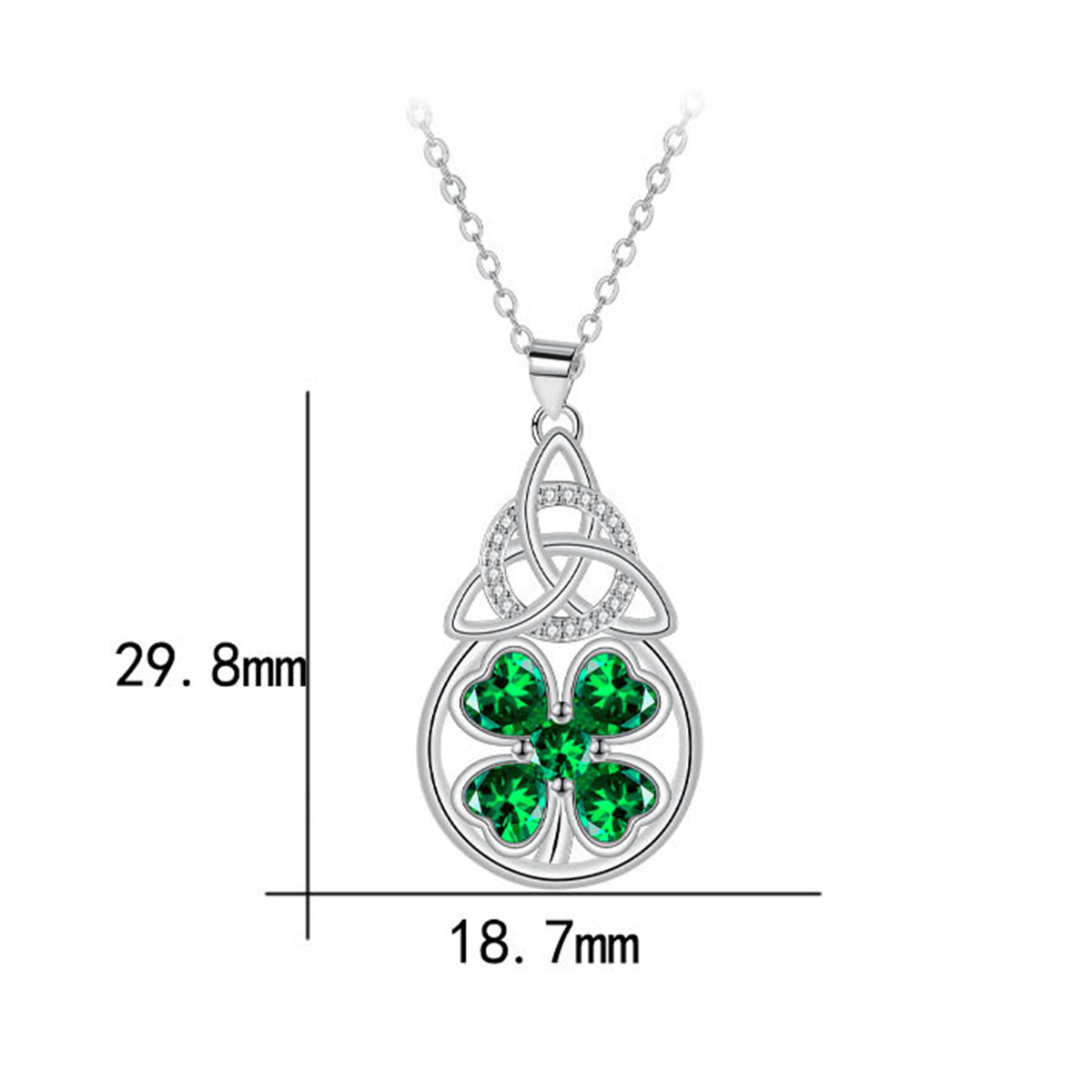 Copper With Silver Plated Pendant Necklace