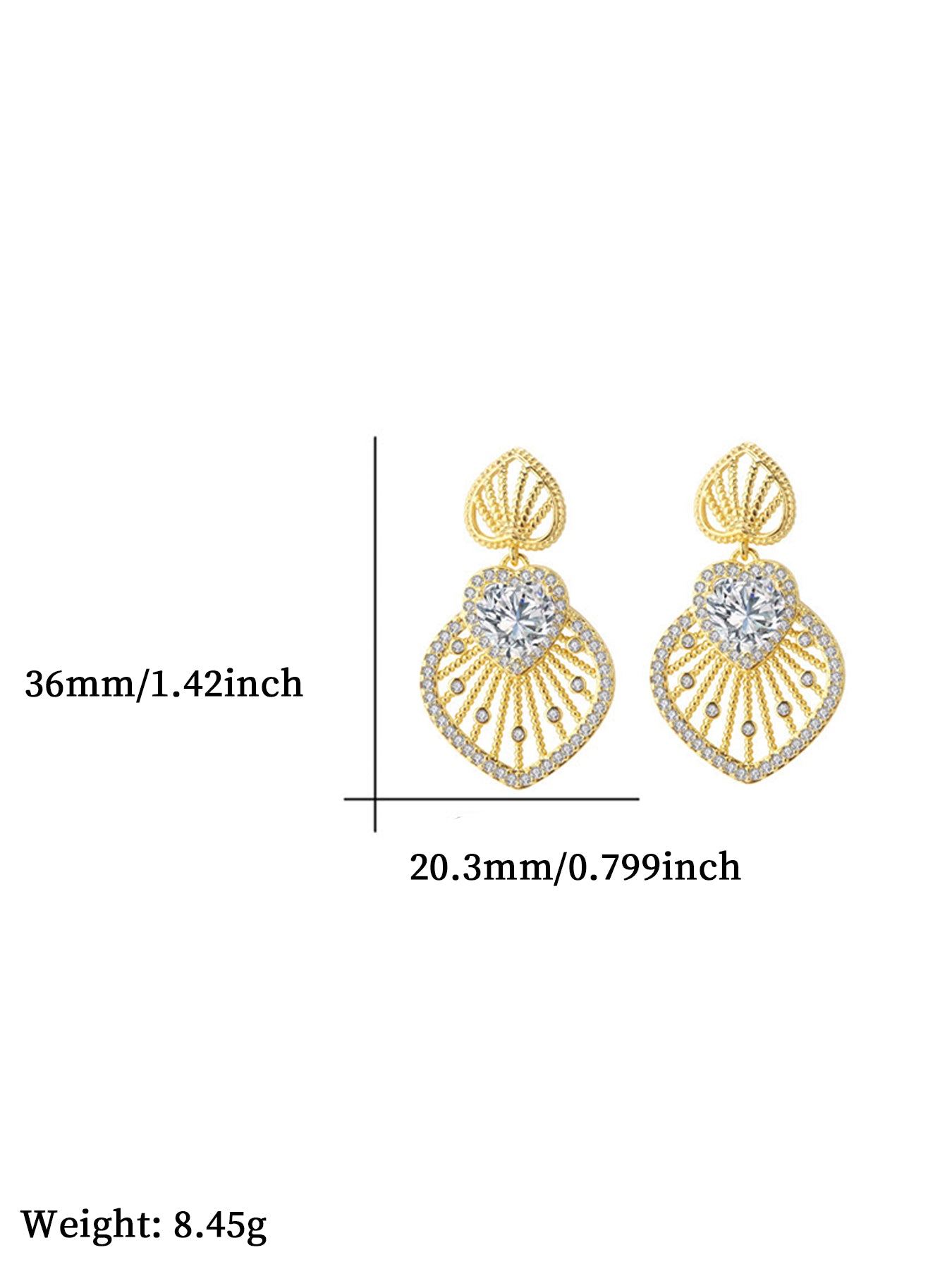 Fashionable Elegant Earrings, Fashion Jewelry for Party, Daily Clothing Decor, Trendy All-match & Exquisite Jewelry for Birthday Gift