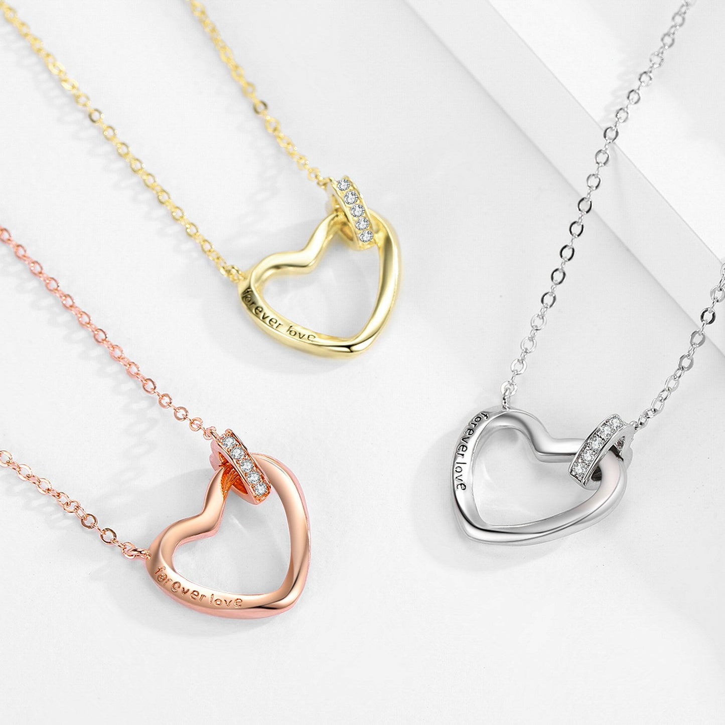 Timeless Heart Necklace for Women – Elegant Minimalist Luxury Jewelry, Symbol of Eternal Love