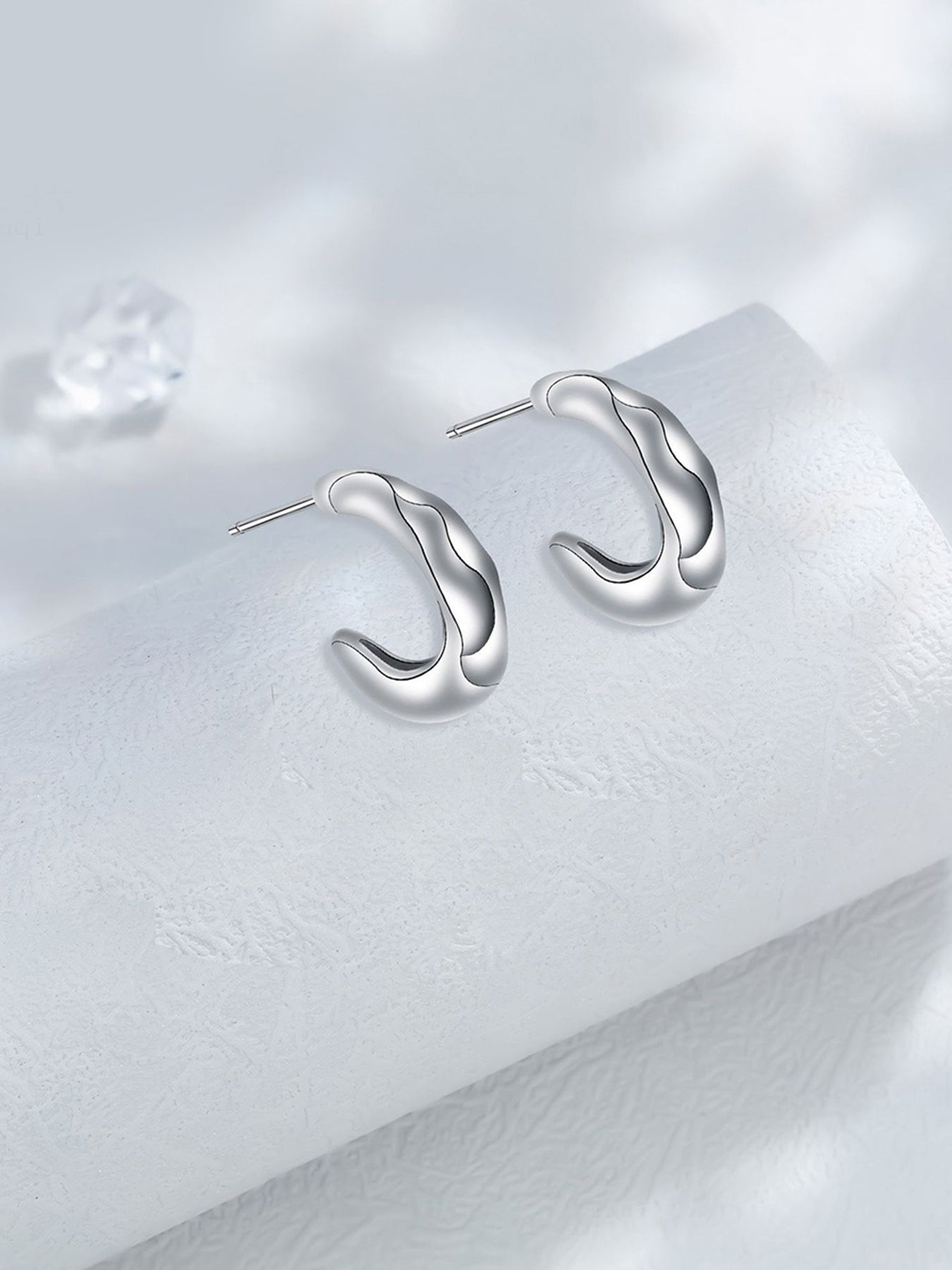 Hoop Earrings, Fashionable Earrings for Women & Girls, Trendy All-match & Exquisite Jewelry for Birthday Gift