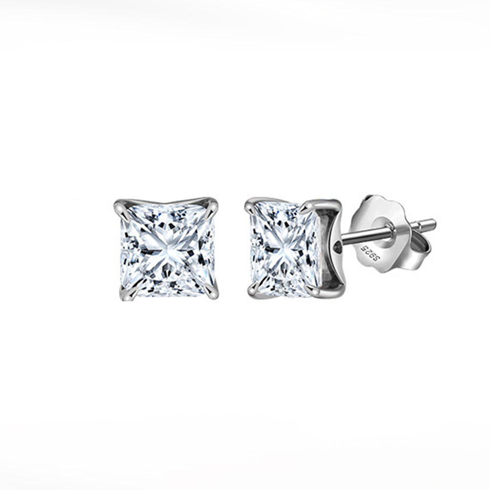 925 Sterling Silver Zircon Earrings