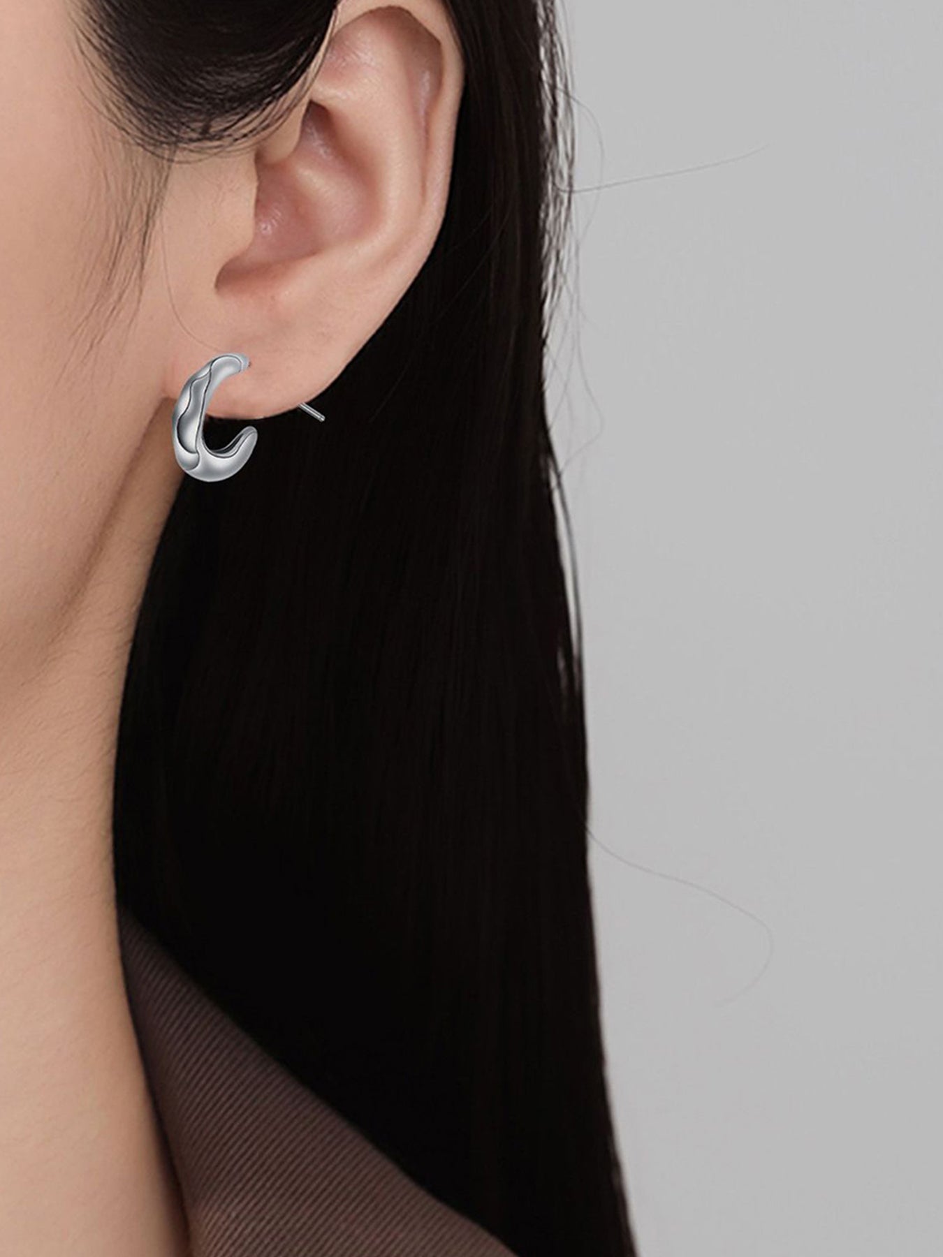 Hoop Earrings, Fashionable Earrings for Women & Girls, Trendy All-match & Exquisite Jewelry for Birthday Gift