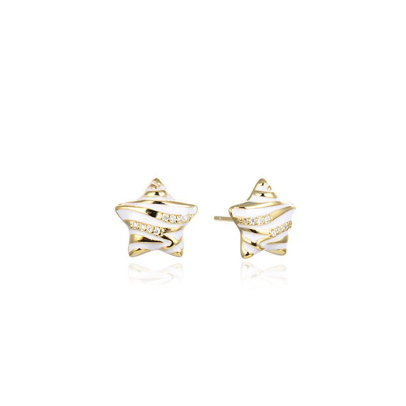 925 Sterling Silver Star Earrings