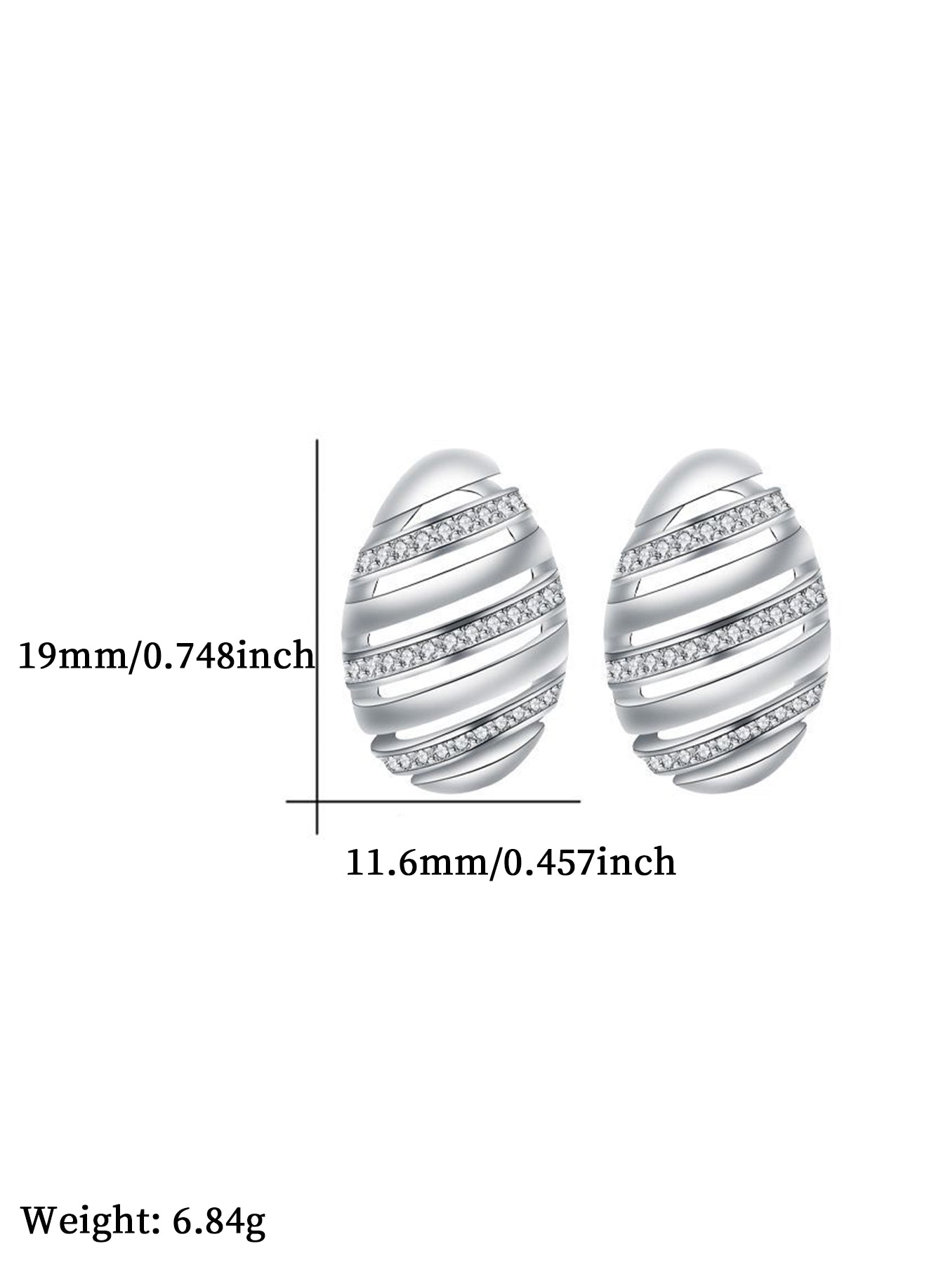 Fashionable Elegant Earrings, Fashion Jewelry for Party, Daily Clothing Decor, Trendy All-match & Exquisite Jewelry for Birthday Gift