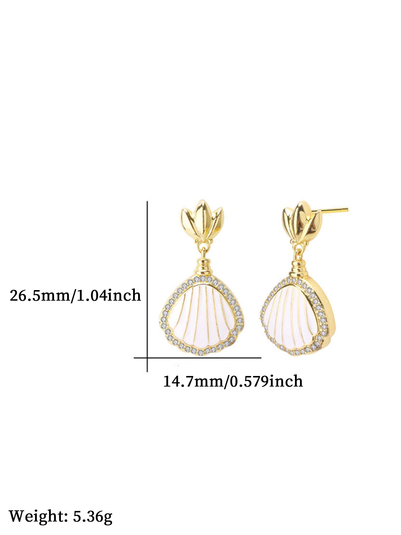 Fashionable Elegant Earrings, Fashion Jewelry for Party, Daily Clothing Decor, Trendy All-match & Exquisite Jewelry for Birthday Gift