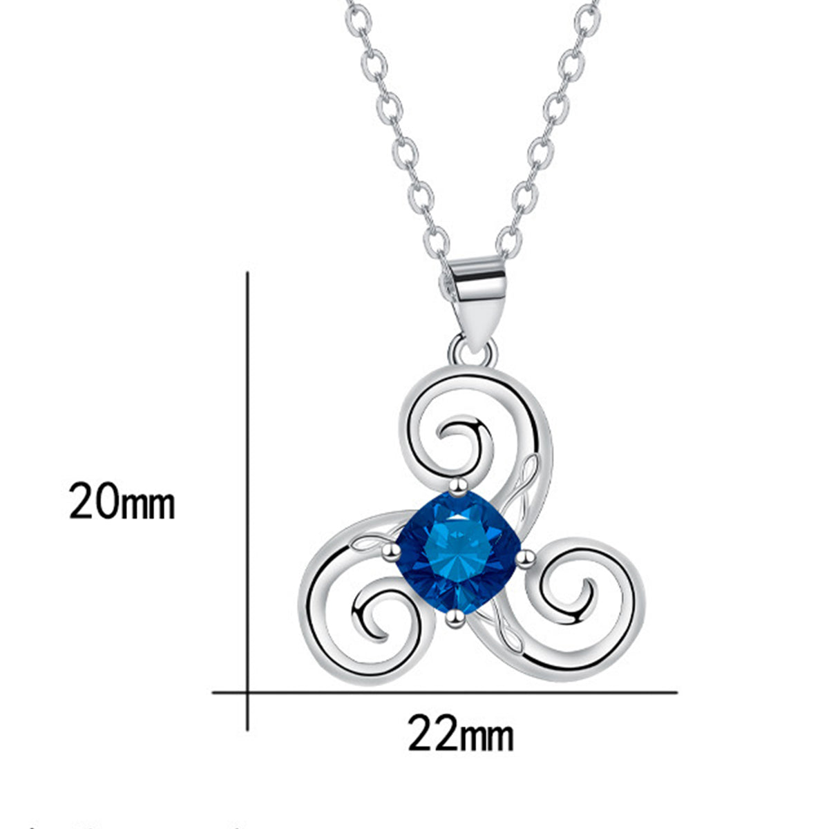 Copper With Silver Plated Pendant Necklace
