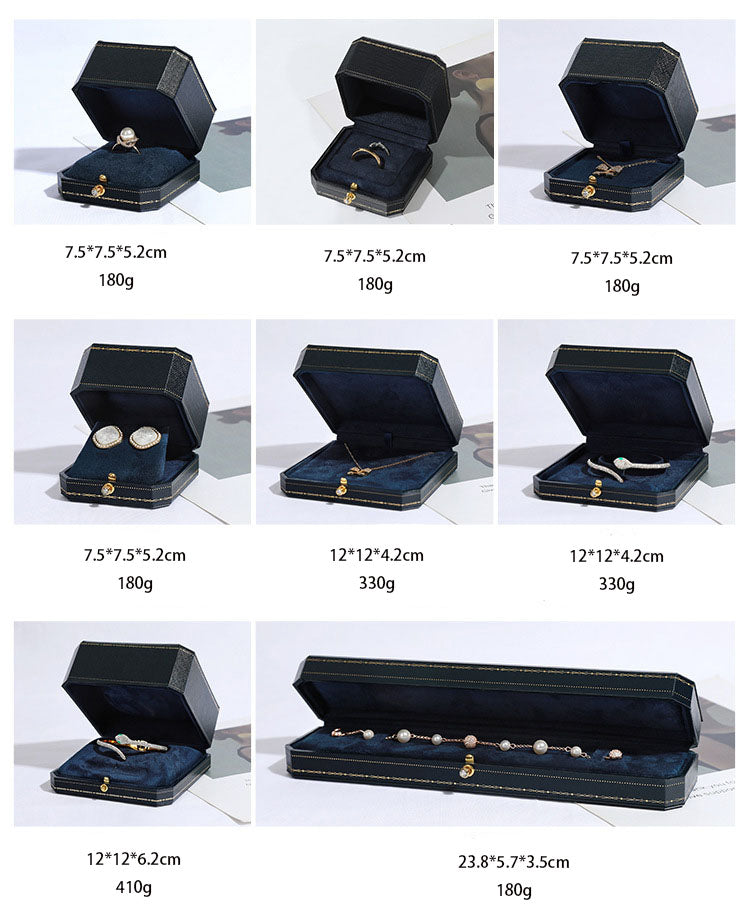 Luxury Jewelry Box For Gift Packaging Customized with Engraved Name or Logo