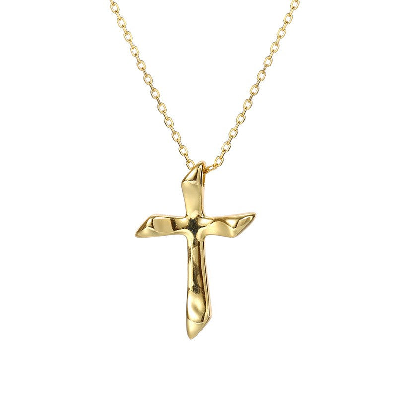 925 Sterling Silver Cross Pendant Necklace