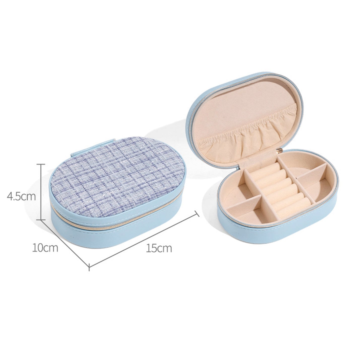 Portable Storage Case for Jewelry and Small Accessories