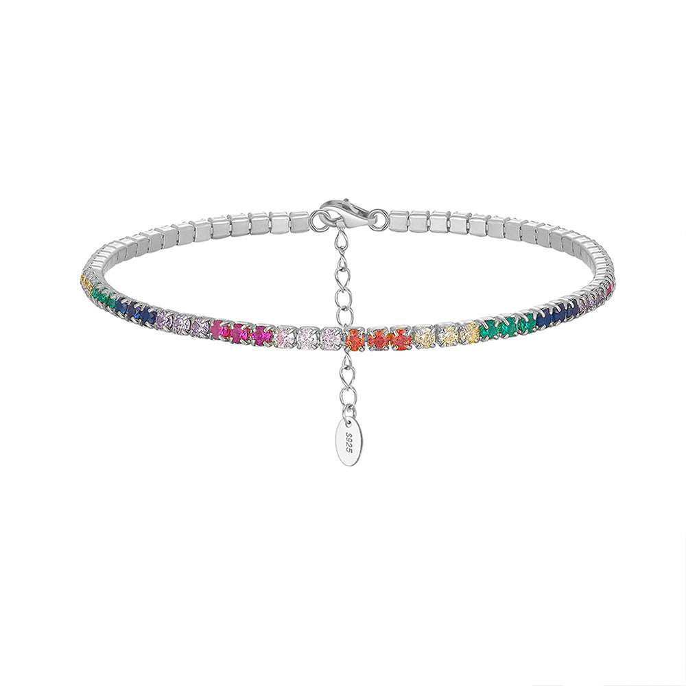 925 Sterling Silver 1.5mm 2mm 3mm 4mm Tennis Bracelet