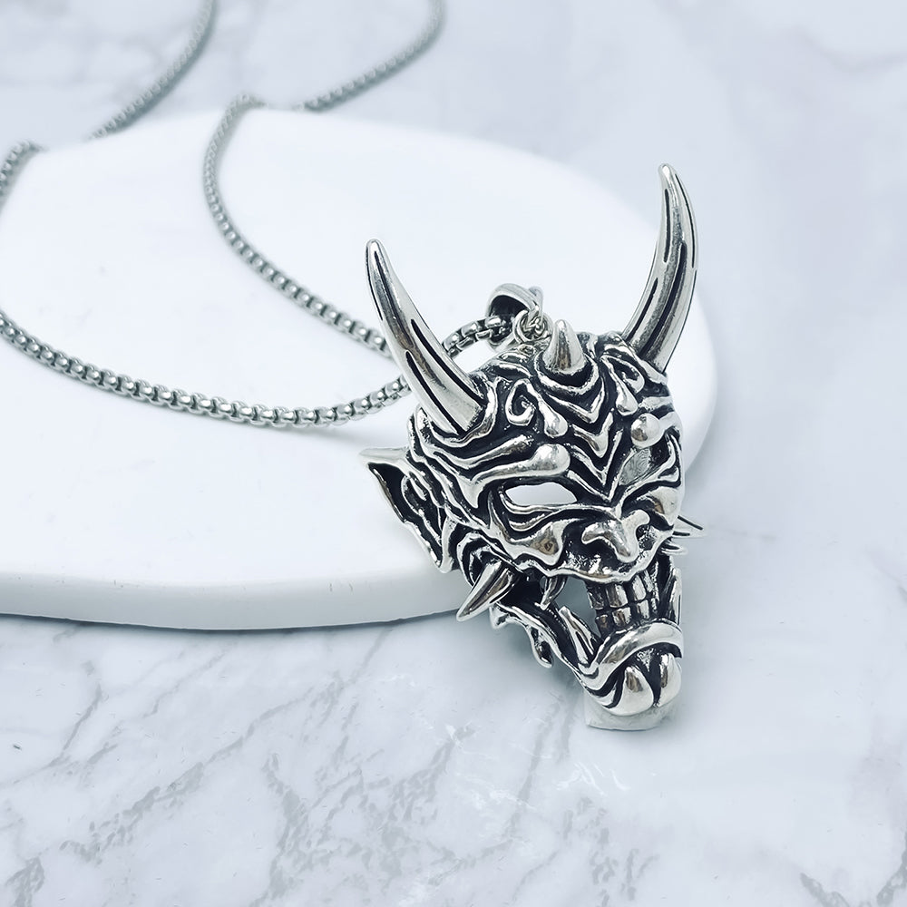 Ghost Mask Pendant Necklace, Men Women's Fashion Jewelry, Perfect for Parties & Gifts, Elegant Accessory for Everyday Wear