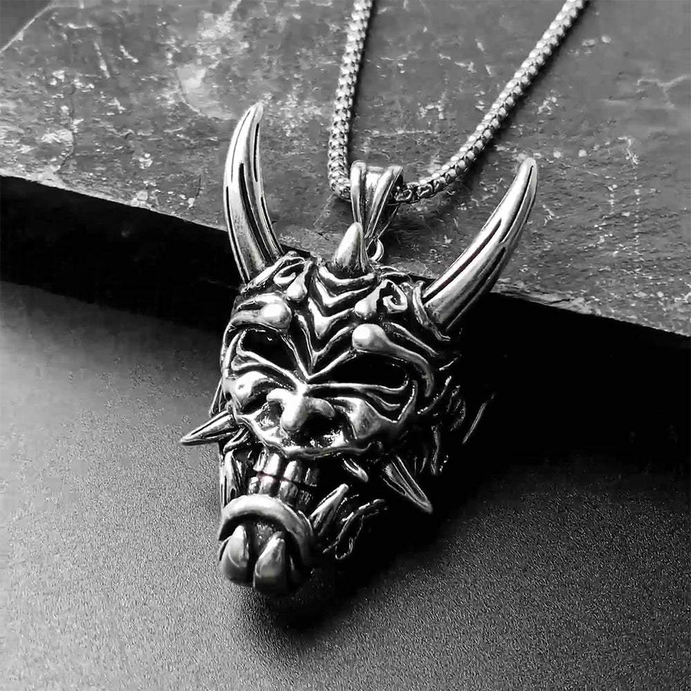 Ghost Mask Pendant Necklace, Men Women's Fashion Jewelry, Perfect for Parties & Gifts, Elegant Accessory for Everyday Wear