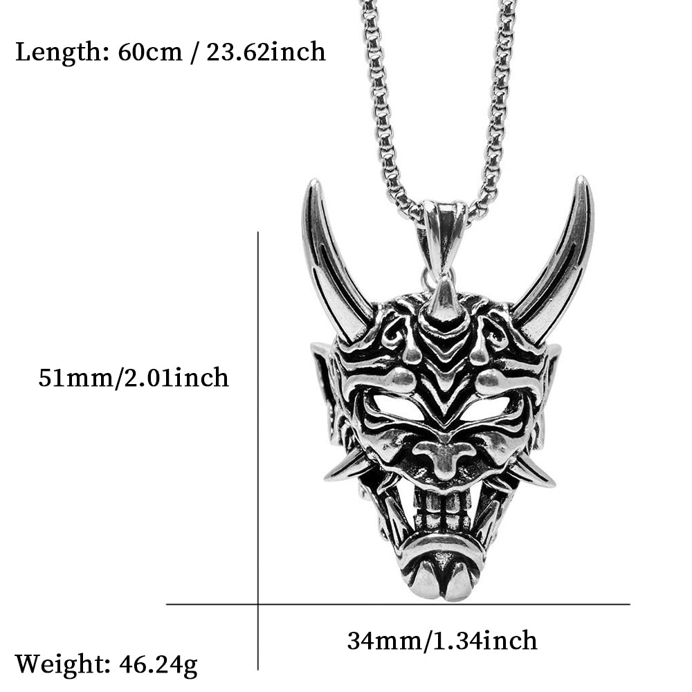 Ghost Mask Pendant Necklace, Men Women's Fashion Jewelry, Perfect for Parties & Gifts, Elegant Accessory for Everyday Wear