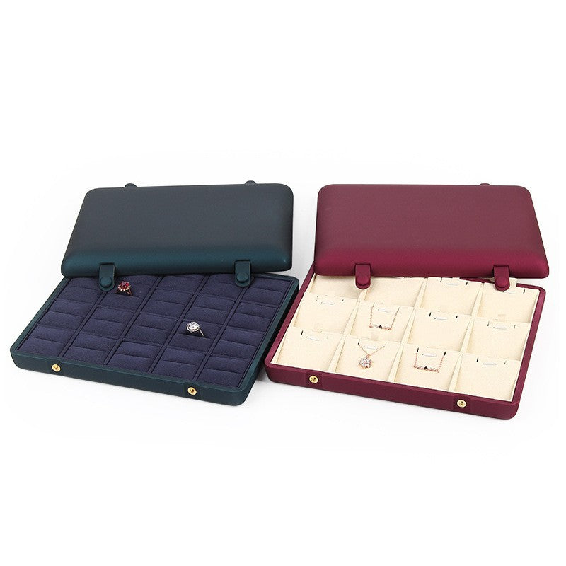Double-Row Clasp Jewelry Display Tray