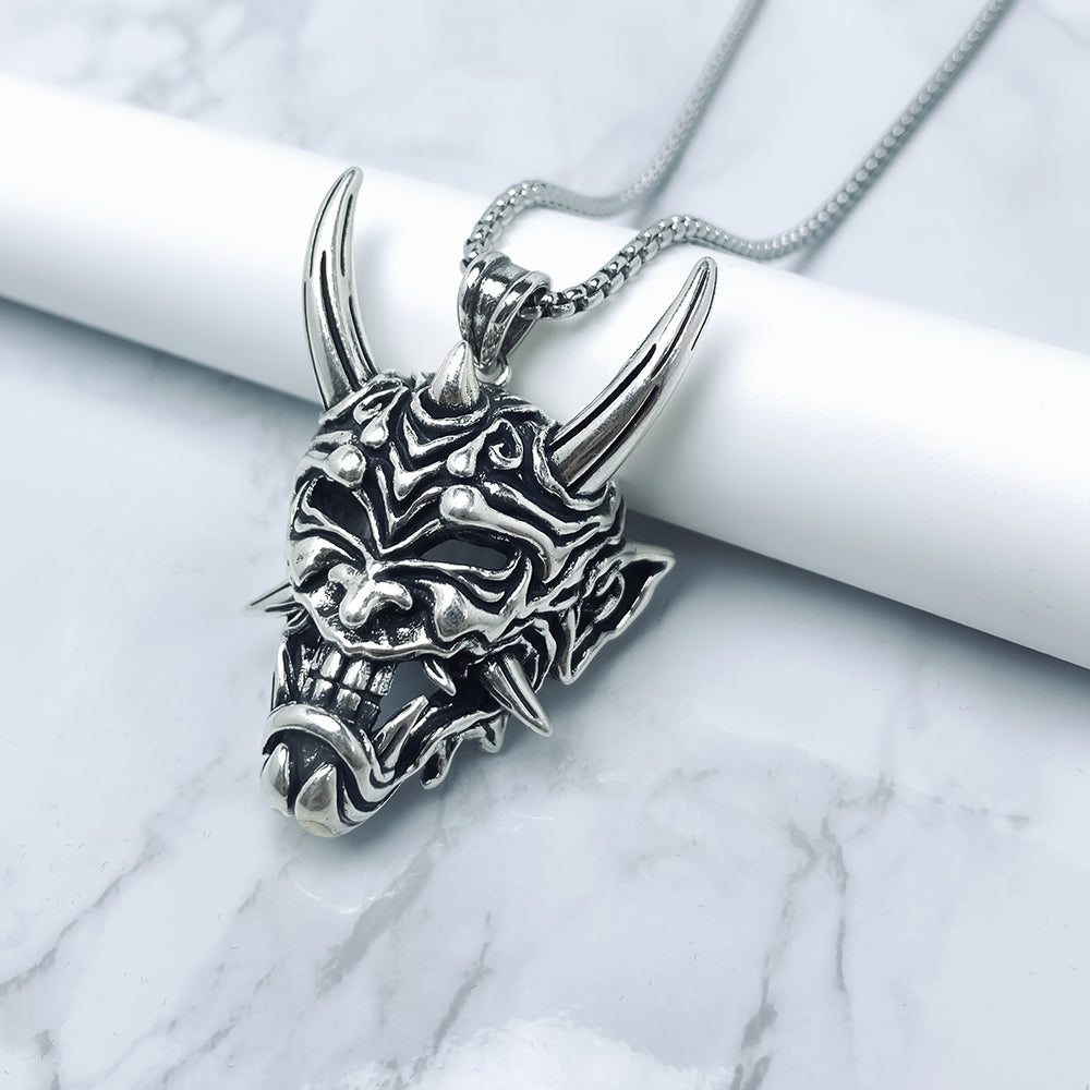 Ghost Mask Pendant Necklace, Men Women's Fashion Jewelry, Perfect for Parties & Gifts, Elegant Accessory for Everyday Wear
