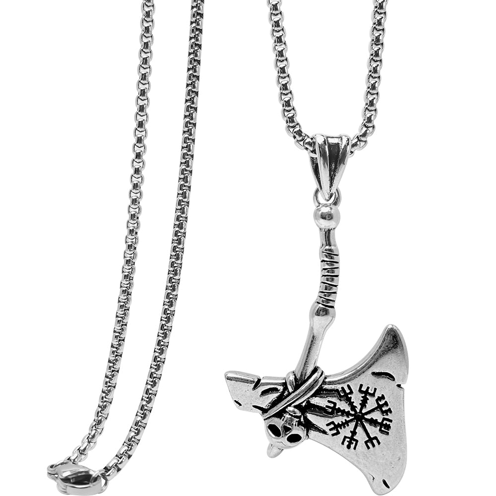 Battle Axe Pendant Necklace, Men Women's Fashion Jewelry, Perfect for Parties & Gifts, Elegant Accessory for Everyday Wear