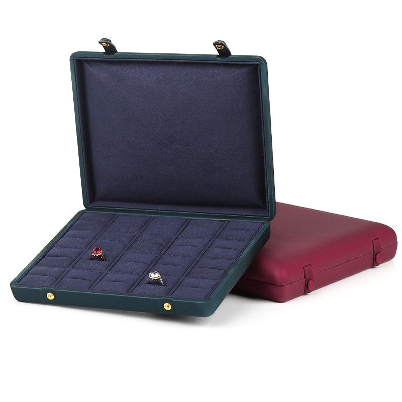 Double-Row Clasp Jewelry Display Tray