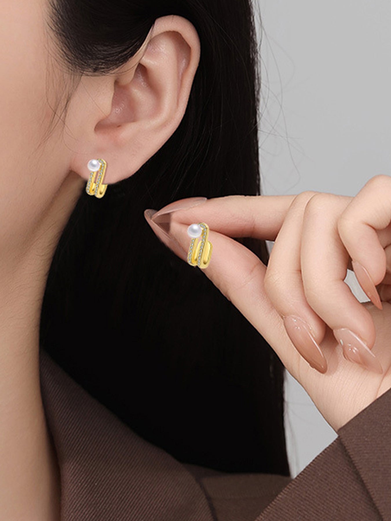 Elegant Stud Earrings, Fashionable Jewelry for Women, Trendy All-match & Exquisite Jewelry for Birthday Gift