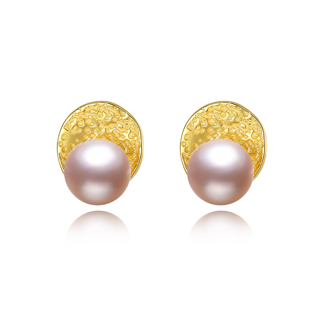 925 Sterling Silver Natural Pearl Drop Earrings Fashion Jewelry Gift for Women Girls