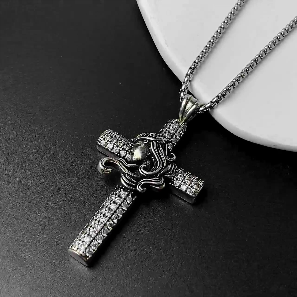 Cross Pendant Necklace, Men Women's Fashion Jewelry, Perfect for Parties & Gifts, Elegant Accessory for Everyday Wear