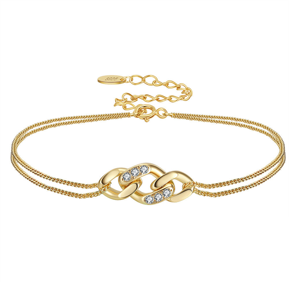 925 Sterling Silver Links Bracelet